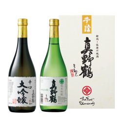 ＜新潟・真野鶴＞大吟醸・純米吟醸セット