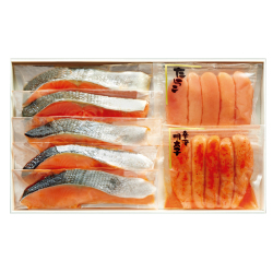 ＜二幸＞鮭切身・魚卵詰合せ