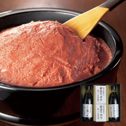 ＜長野・丸正醸造＞信州味噌・醤油詰合せ