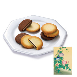 ＜ゴディバ＞東京国立近代美術館 限定ギフト 朝顔 ラングドシャクッキーアソートメント