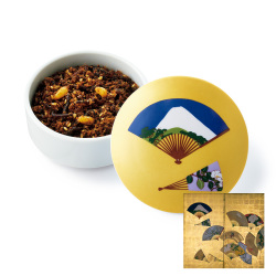 ＜錦松梅＞東京国立博物館 限定ギフト 富士山草花図扇面散屏風 錦松梅（有田焼容器入・小袋）