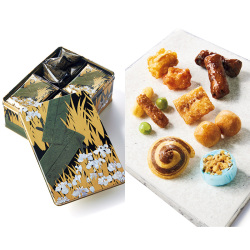 ＜麻布かりんと＞東京国立博物館 限定ギフト　八橋蒔絵螺鈿硯箱 かりんと詰合せ