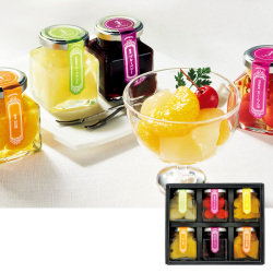 ＜FRUITS-J＞国産果実のミニコンポート詰合せ