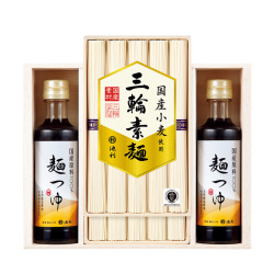 ＜池利＞日本の素材を使った三輪素麺・麺つゆ詰合せ