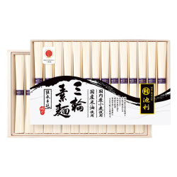 ＜池利＞国内産小麦を使った手延べ三輪素麺