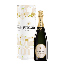 ジャカール モザイク・ブリュット 白