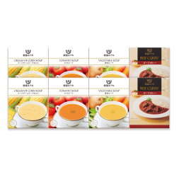 ＜帝国ホテル＞レトルト冷温スープ・カレーセット