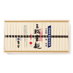 ＜麦坐＞国産原料限定使用 三輪素麺