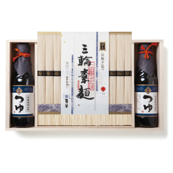 ＜麦坐＞三輪素麺・麺つゆ詰合せ