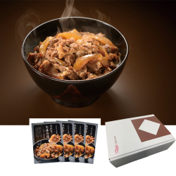 ＜タスクフーズ「みやさかや」＞米沢牛 牛丼の具4食詰合せ