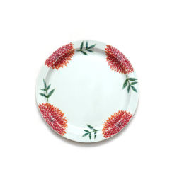 ＜きよし窯＞洋皿 大 ダリア