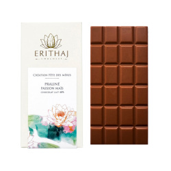 ＜エリタージュ＞プラリネミルク48％ パッション＆パフコーン