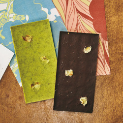 ＜La chocolaterie NANAIRO＞焙じ番茶のホワイトチョコレート