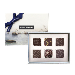 ＜カカオサンパカ＞カカオの旅 セレクション 6個入（6種）