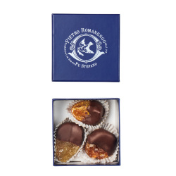 ＜ピエトロロマネンゴ＞フルッタカンディータのチョコレート掛け3個セット