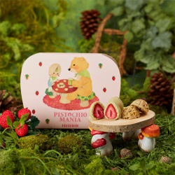 ＜ピスタチオマニア＞ストロベリーピスタチオ＆クランチ10個入り