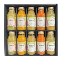 ＜なっぷる＞ギュッとしぼったストレートジュース10本セット（2223SK10B2）