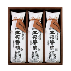 ＜タケサン＞小豆島丸大豆杉樽仕込生搾醤油（38TS3027）