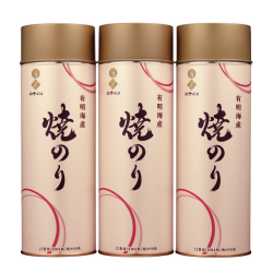 ＜白子のり＞焼のり丸缶3本詰（8JJ106）