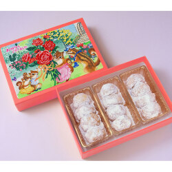 ＜西光亭＞くるみのクッキー バラのブーケ（ありがとうございました）