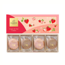 ＜ゴディバ＞あまおう苺ラングドシャクッキー アソートメント 8枚入