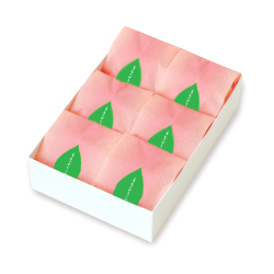 ＜銀座あけぼの＞もものぜりぃ6個入