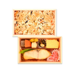 ＜築地魚弁＞季節の炊込みご飯と銀ひらす塩糀焼弁当