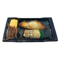 ＜銀座十石＞明太海苔2段弁当 銀だら西京漬け 