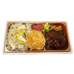 ＜リッチポテトコロッケ東京＞デミグラスビーフハンバーグ＆彩りごはん御膳
