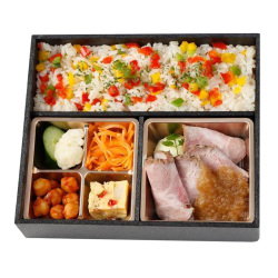 ＜西洋銀座＞ローストポーク和風シャリアピンソース弁当（お渡し時間11時30分～12時30分限定）