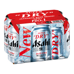 ＜アサヒ＞スーパードライ350ml×6缶パック