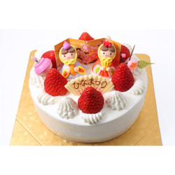 【3月2日（月）お渡し】＜日本橋 千疋屋総本店＞ひなまつりデコレーションケーキ 5号【店頭受取】