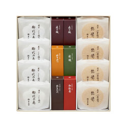 ＜とらや＞【弔事用詰合せ】羊羹・最中詰合せ3号（白茶）【店頭受取】