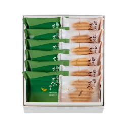 ＜宗家 源吉兆庵＞福渡せんべい詰合せ 12枚入【店頭受取】