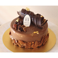 ＜アンフィニ＞アントルメショコラバニーユ4号【店頭受取】