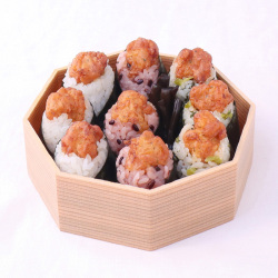  【10月24日（土）受取】＜地雷也＞三色天むす9個入【店頭受取】