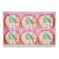 ＜宗家 源 吉兆庵＞清水白桃ぜりぃ6個入【店頭受取】