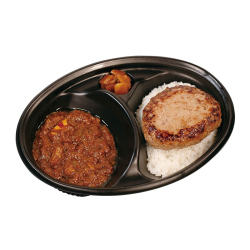 ＜松屋PREMIUM＞創業ビーフRichカレー×黒毛和牛ハンバーグ【店頭受取】
